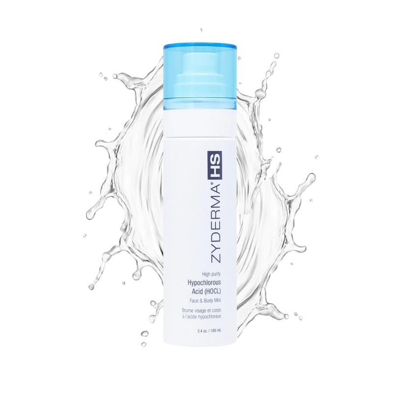 Face & Body Mist HOCl Facial Mist for Sensitive Skin, Redness, Irritation Soothes Skin Fine Mist Spray for Post-Workout, Tattoos Daily Skin Repair Solution 3.4oz