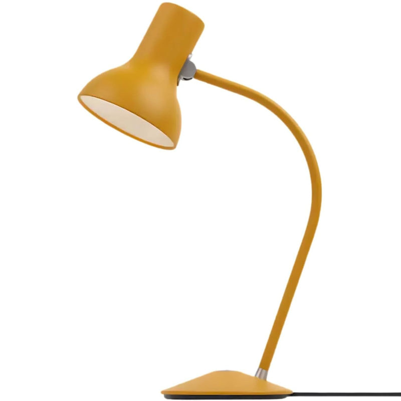 75 Mini Table Lamp | Matt Paint Finish Cast Iron Base Aluminum Cover with Ergonomic Switch & Decorative Light Spill for Office Decor Home Essentials Bedroom Reading Light (Turmeric Gold)