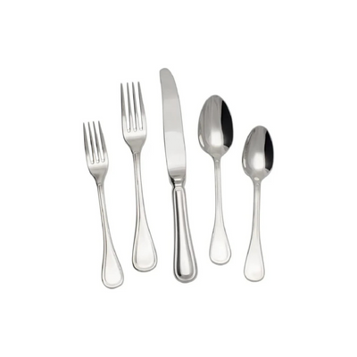 Lyrique Stainless Steel Five Piece Place Setting