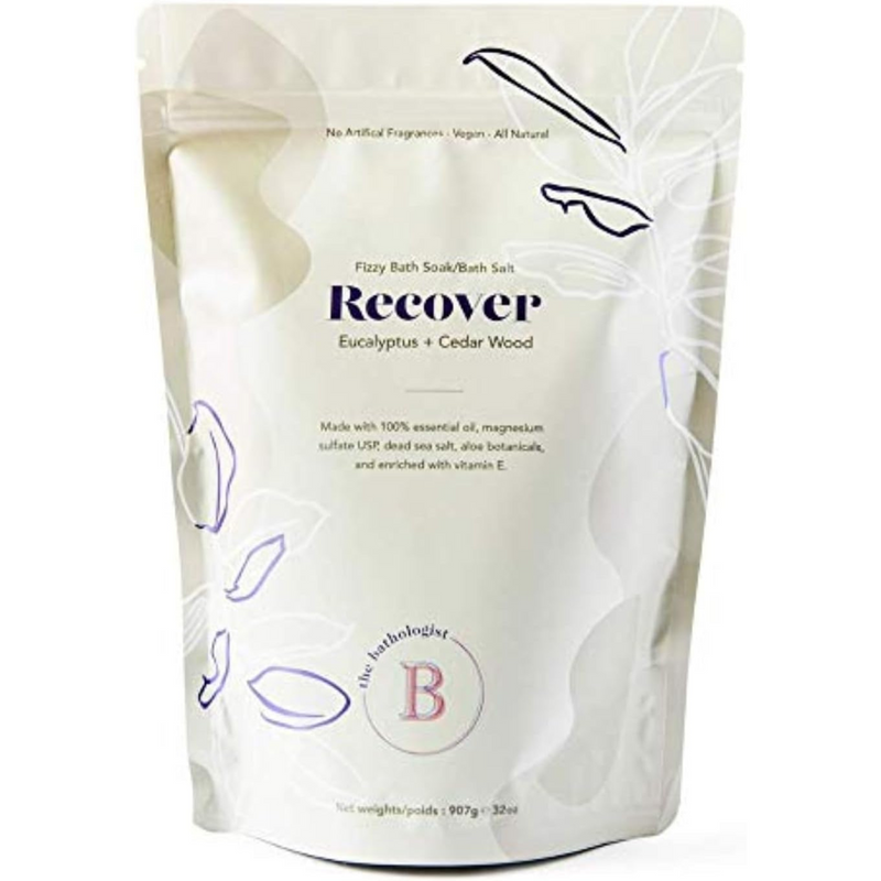 The Bathologist Sleep Lavender & Fresh Mint Bath Soak – Mineral Sea Salt Blend for Relaxation & Skincare, Moisturizing Foot & Body Soak (Eucalyptus)