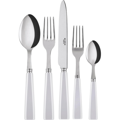 Sabre Natura 5-Piece Flatware Set White