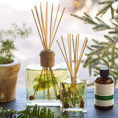 Rosy Rings Botanical Reed Diffuser 13oz - Lasts 6-12 Months, Aromatherapy Diffuser, Reed Diffuser Sticks, Diffuser with Botanicals Perfect for Home Decor!