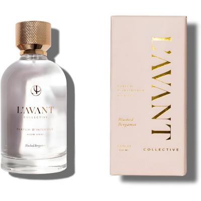 L'avant Collective Room Spray Blushed Bergamot - Luxury Home Fragrance Gifts Long Lasting Air Freshener Aerosol Nonstop Freshness Essential Oil Notes of Bergamot, Orange Blossom, Amber, Cedar 3.4 Oz