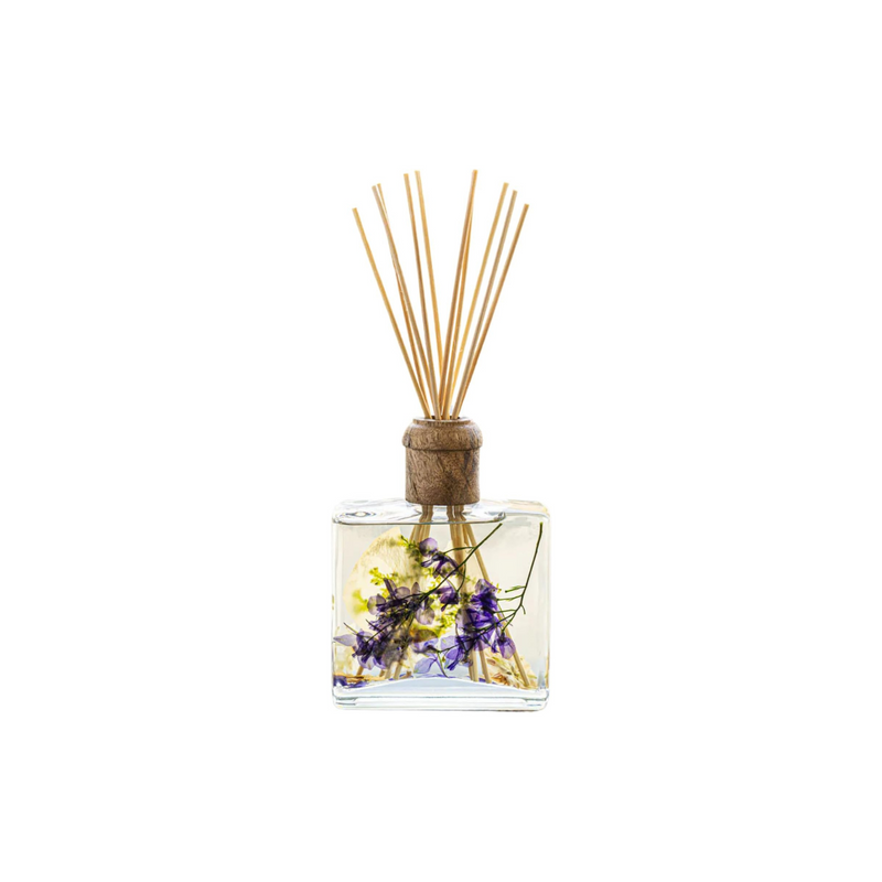 Rosy Rings Botanical Reed Diffuser 13oz - Lasts 6-12 Months Aromatherapy Notes of Cashmere Vanilla Jasmine Lily Sandalwood Apple Long Lasting Floral Luxurious Home Fragrance Decor Gifts (Vanilla Rain)