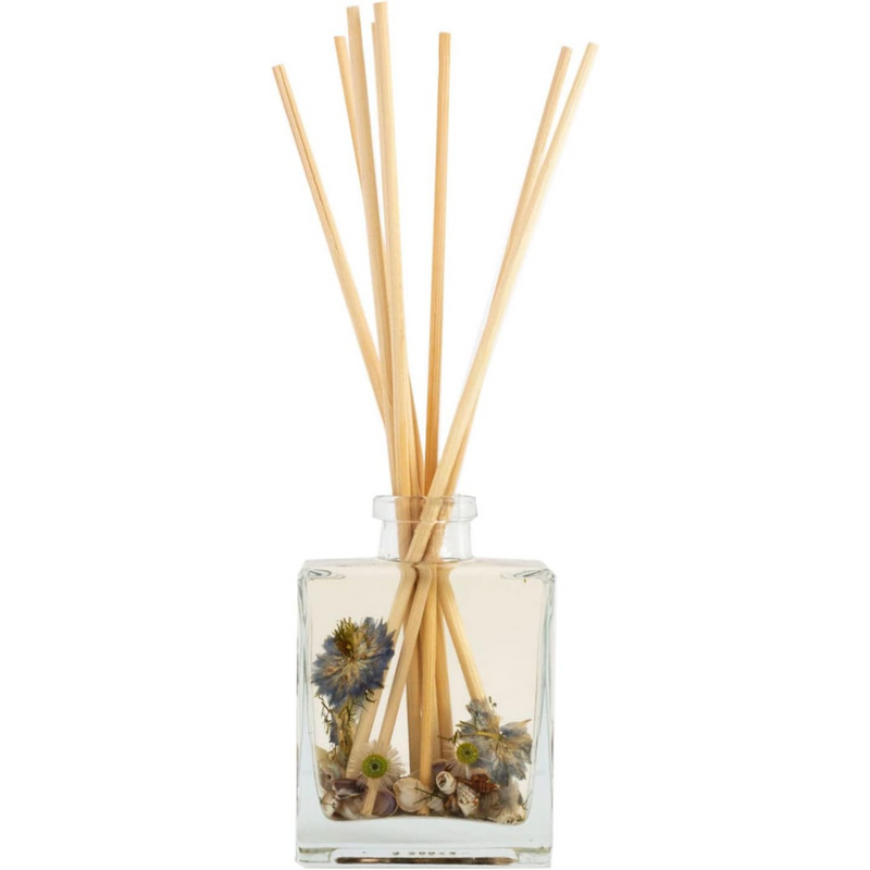 Rosy Rings Botanical Reed Diffuser Coastal Vanilla 4oz - Lasts 4-6 Months, Aromatherapy Diffuser, Reed Diffuser Sticks, Diffuser with Botanicals Perfect for Home Decor!