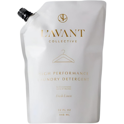 L’AVANT Collective | Laundry Detergent Refill | Natural, Concentrated Soap for Sensitive Skin, Stain Remover, Luxury Care for Delicates, Everyday Loads, & Fabrics (32oz Refill)