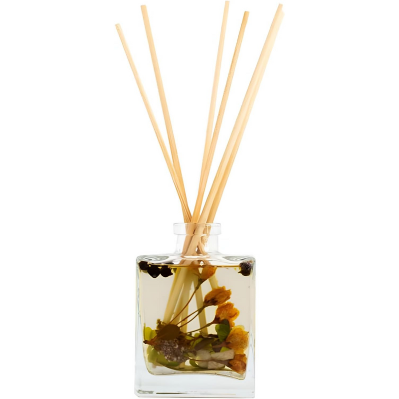 Rosy Rings Botanical Reed Diffuser Black Currant & Bay 4oz - Lasts 4-6 Months, Aromatherapy Diffuser, Reed Diffuser Sticks, Diffuser with Botanicals Perfect for Home Decor!