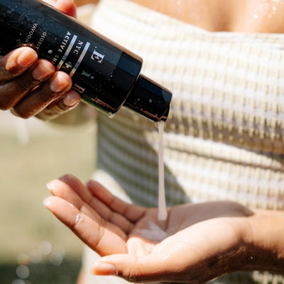 Active Shampoo | Sulfate, Paraben & Silicone Free | Daily Foaming Cleanse with Aloe, Caffeine & Botanical Oils | Lightweight Vegan Formula for Deep Cleanse, Volumized Hair & Natural Shine 8oz