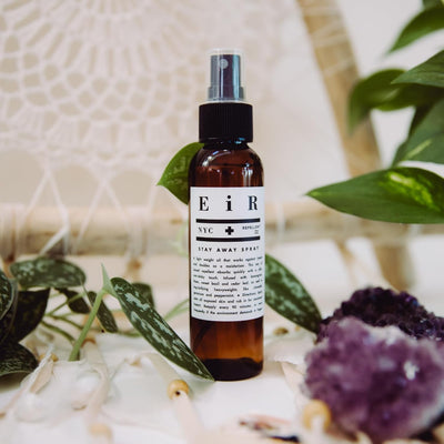 Stay Away Spray | All-Natural Bug Repellent with Lemongrass, Soybean Oil, Clove & Cedar | Plant-Based Mosquito, Gnat & Insect Deterrent with Dreamy Earthy Scent | Vegan Outdoor Body Mist 4oz
