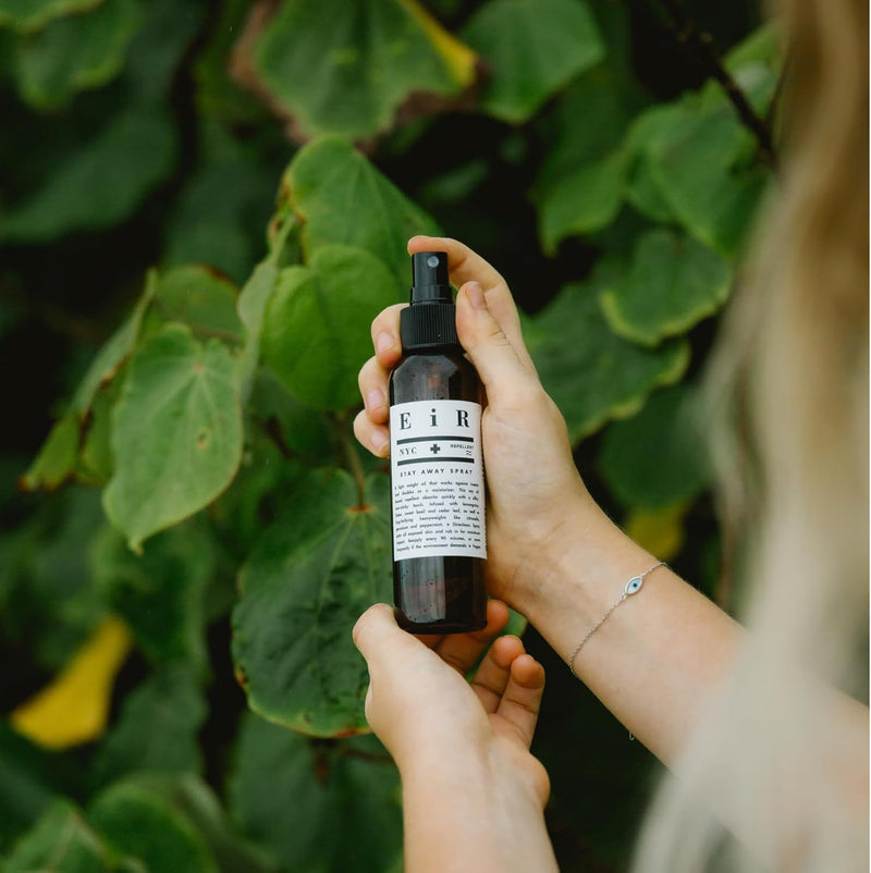 Stay Away Spray | All-Natural Bug Repellent with Lemongrass, Soybean Oil, Clove & Cedar | Plant-Based Mosquito, Gnat & Insect Deterrent with Dreamy Earthy Scent | Vegan Outdoor Body Mist 4oz