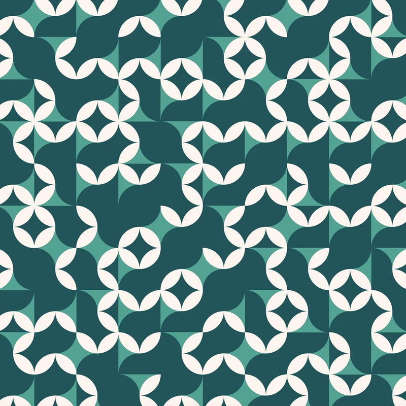 LOUVELLE Stylish SERAPHINE Luxury Silky Headband Quick Dry, Stretchy to Protect Hairline while Applying Makeup, Masks, or by the Pool (Emerald Geo)