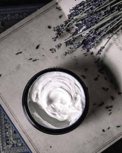 Violets Are Blue Body Cream with Kokum Butter, Argan Nut Oil & Shea Butter Award-Winning Lightweight Non-Greasy Moisturizer for Dry Skin – Nourishing Botanical Blend with Jojoba & Almond Oils – 6oz
