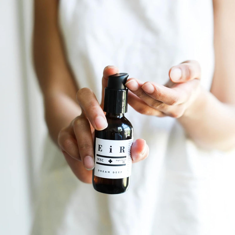 Dream Deep | Hydrating Face Serum with Rosehip, Squalane & Botanical Oils | Lightweight Vegan Overnight Skin Rejuvenating Moisture Replenishing Formula Non-greasy Hydration for Face & Neck 2oz