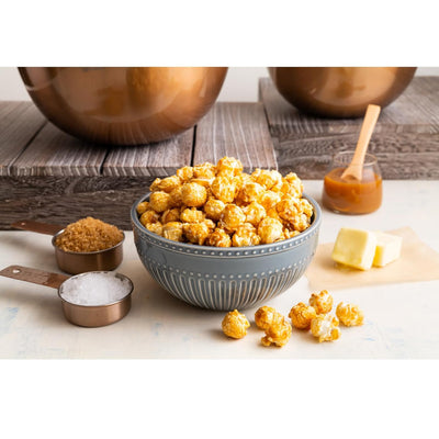 Johnson's Popcorn Caramel Popcorn Party Favors Handmade, Freshly Popped Gourmet Sweet & Crunchy Delicious Treat for Family Parties, Movie Night Snack Gift Ready 2.5oz (25 Pack)