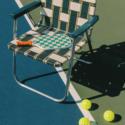On Holiday Pickleball Paddle | Fiberglass Face Honeycomb Core, High Spin, Shock-Absorbing, Lightweight Durable for Power, Control & Balance Edge Guard & Grip Tape for Sweaty Hands - All Levels (Palma)