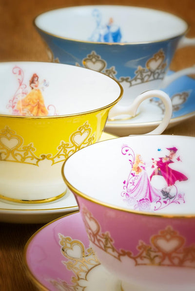 English Ladies Co. Disney Bone China Cup & Saucer : Aurora - Sleeping Beauty