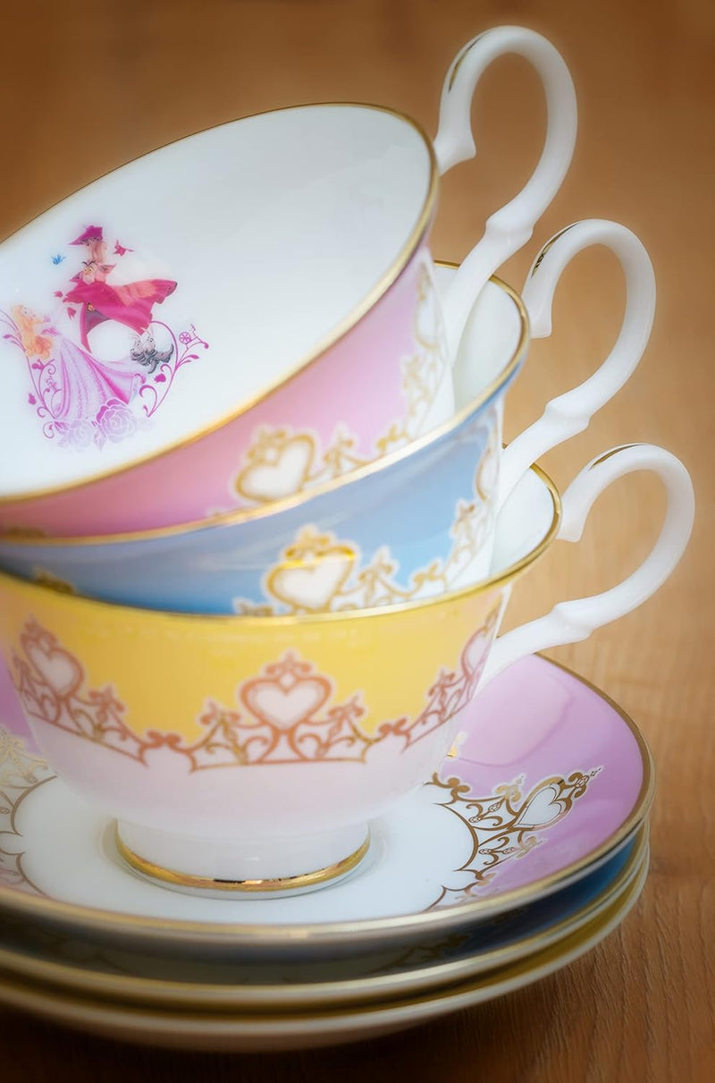 English Ladies Co. Disney Bone China Cup & Saucer : Aurora - Sleeping Beauty