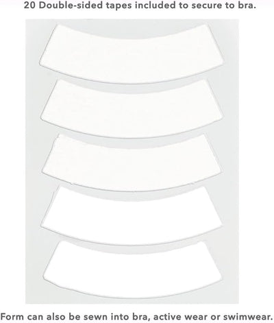 Breast Form - Foam Mastectomy Prosthesis Bra Insert Pads - Lightweight Breast Form Ideal for Post-Surgery Casual Wear