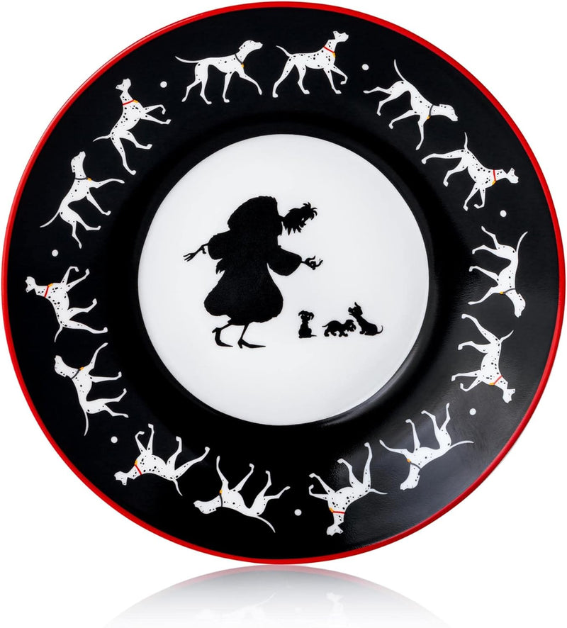 Disney 101 Dalmatians Cruella Cup and Saucer, Fine Bone China, 15 × 15 × 7.5 cm, Multicolor
