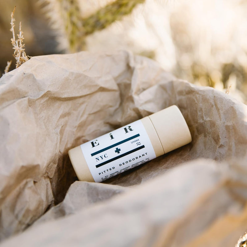 Pitted Natural Aluminum-Free Deodorant | Arrowroot, Coconut Oil, Shea Butter Long Lasting Fresh Notes of Fir, Lavender, Rosemary Sensitive Skin - Free From Parabens, Sulfates, Phthalates 1.5oz