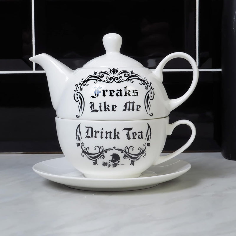 Alchemy Gothic Modern Kitchen Home Decorative Serveware Freaks Like Me Drink Tea