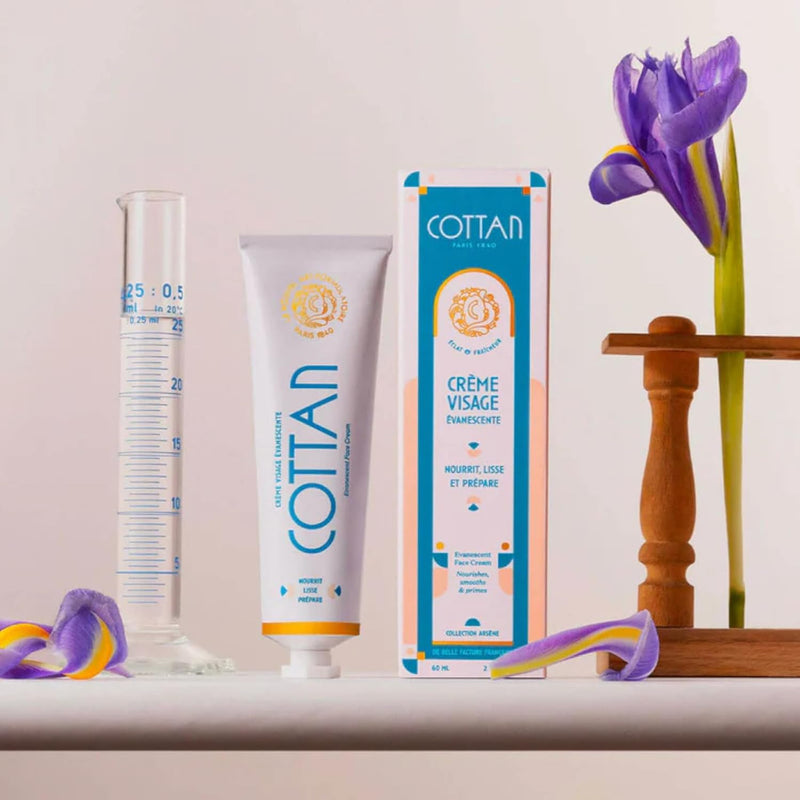 Paris Vanishing Face Cream | Deep Hydration Snow Cream with Jojoba Seed Oil, Squalane, Rose Pearl Fragrance Nourishes, Softens, Hydrates Skin | Silky, Lightweight Facial Moisturizer Vegan 60ml