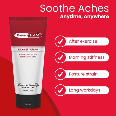 Korean Natural Pain Relief Cream 3.4oz. MSM & Glucosamine –No Menthol–Non-Greasy Formula- for Muscle Soreness, Joint, Knee, Back, and Arthritis Pain, Neuropathy, Tennis Elbow Recovery Cream