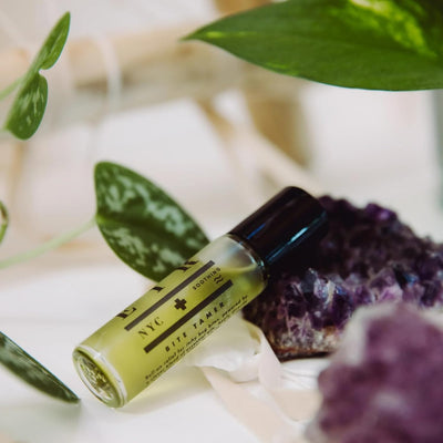 Bite Tamer | Soothing Roll-On with Calendula, Arnica, Aloe & Copaiba | Pocket-Sized Aloe & Floral Oil Blend for Outdoor Skin Comfort & Post-Bite Care | Travel-Friendly Vegan Formula 0.3oz