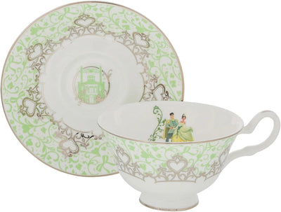 Disney Tiana Wedding Cup and Saucer, Fine Bone China, 15 × 15 × 7.5 cm, Multicolor