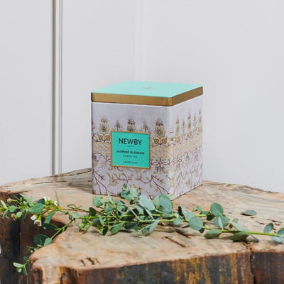 Jasmine Blossom – 125g Loose Leaf Tea Caddy – Floral & Fragrant Green Tea by Newby Teas