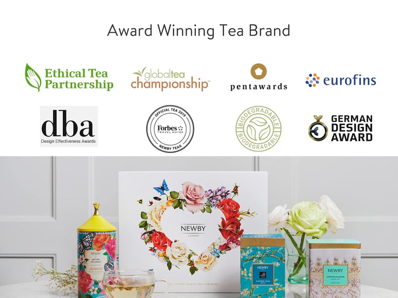 Jasmine Blossom – 125g Loose Leaf Tea Caddy – Floral & Fragrant Green Tea by Newby Teas
