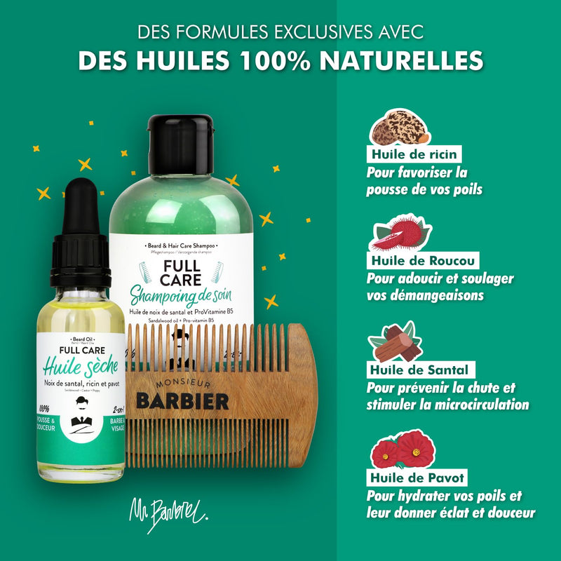 Coffret Cadeau Homme Barbe et Cheveux