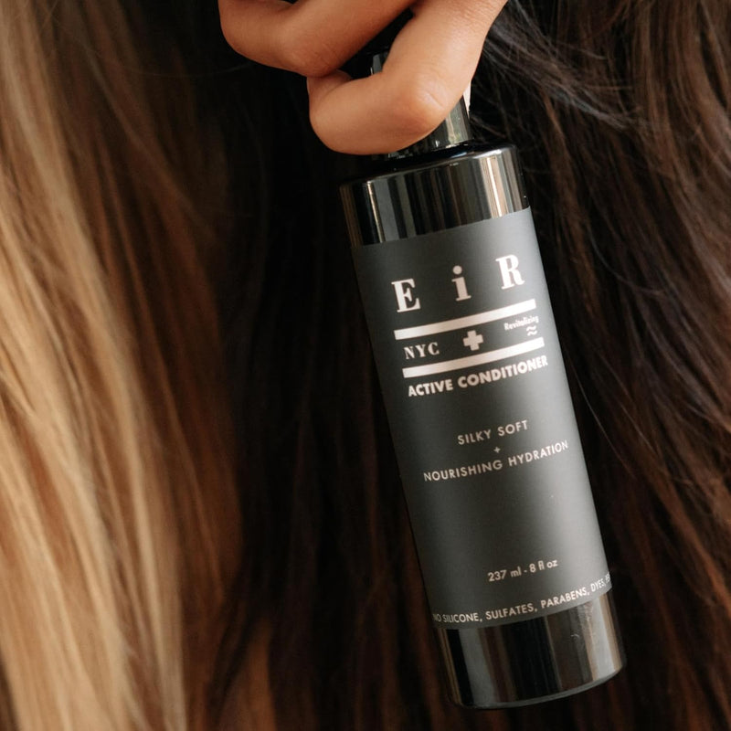 Active Conditioner | Sulfate, Paraben & Silicone Free | Daily Creamy Nourishing Formula with Aloe, Cocoa Butter & Botanical Oils | Deeply Moisturizing for Soft, Volumized, Shiny Hair 8oz