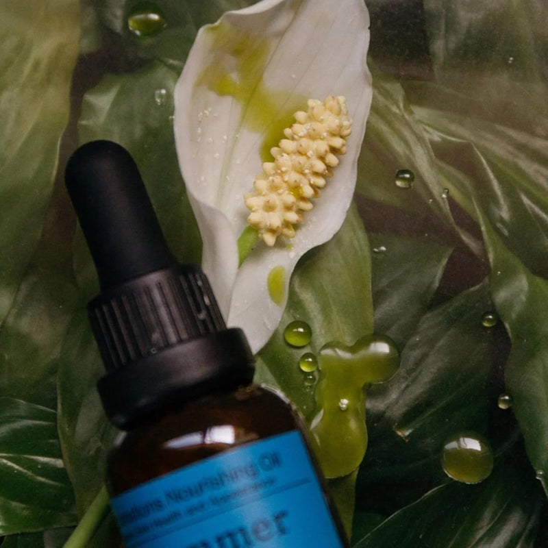 Summer Solace Emanations Nourishing Face & Hair Oil With Tallow, Emu & Squalene, Acai, Rose, Vetiver Oil, Moisturizes, Repairs, Deep Hydration For Soft, Supple Skin Youthful Look 30ml