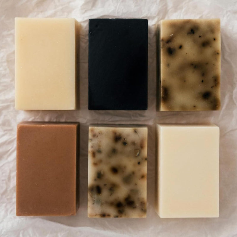 Summer Solace Beef Tallow Soap Bar All-Natural Face & Body Wash Brick Exfoliating Deeply Nourishing Handcrafted Moisturizing Bar for Dry, Sensitive Skin with Seaweed, Green Tea, Neroli (Sea Change)