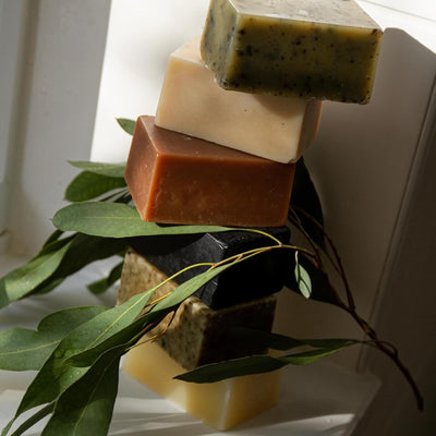 Summer Solace Beef Tallow Soap Bar All-Natural Face & Body Wash Brick Exfoliating Deeply Nourishing Handcrafted Moisturizing Bar for Dry, Sensitive Skin with Seaweed, Green Tea, Neroli (Sea Change)