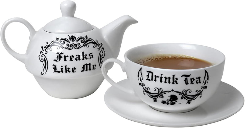 Alchemy Gothic Modern Kitchen Home Decorative Serveware Freaks Like Me Drink Tea