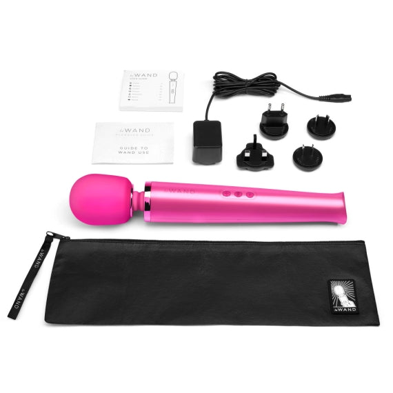 Rechargeable Vibrating Massager by Le Wand (Magenta)