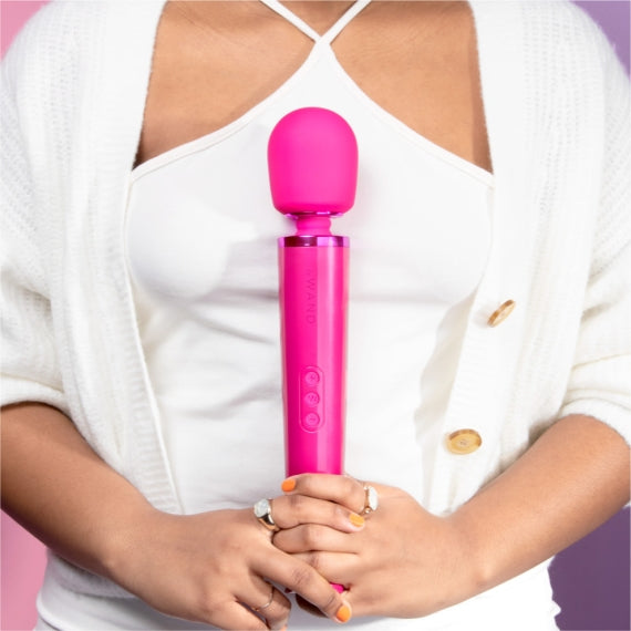 Rechargeable Vibrating Massager by Le Wand (Magenta)