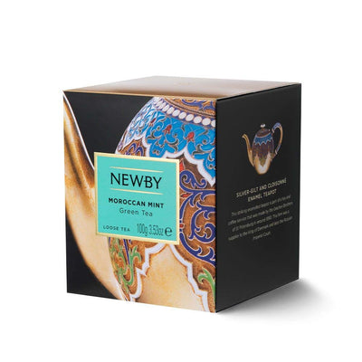 Moroccan Mint Heritage Loose Leaf – 100g – Refreshing Green Tea Blend by Newby Teas