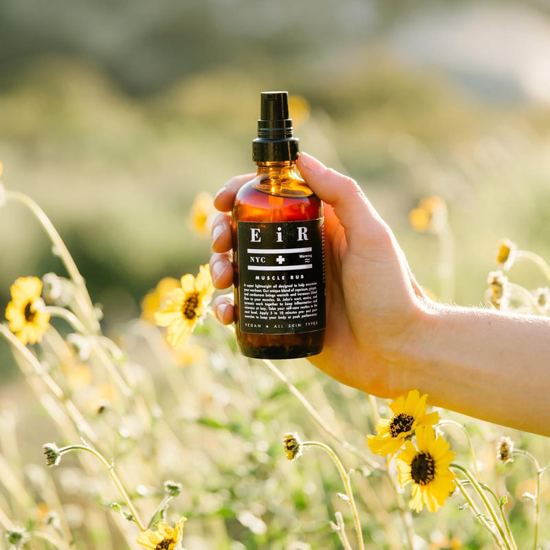 Muscle Rub | Pre and Post Workout Massage Oil | Soothes, Prevents or Reduces Inflammation and Soreness | Natural Ingredients, Arnica, Ginger, Calendula and Turmeric