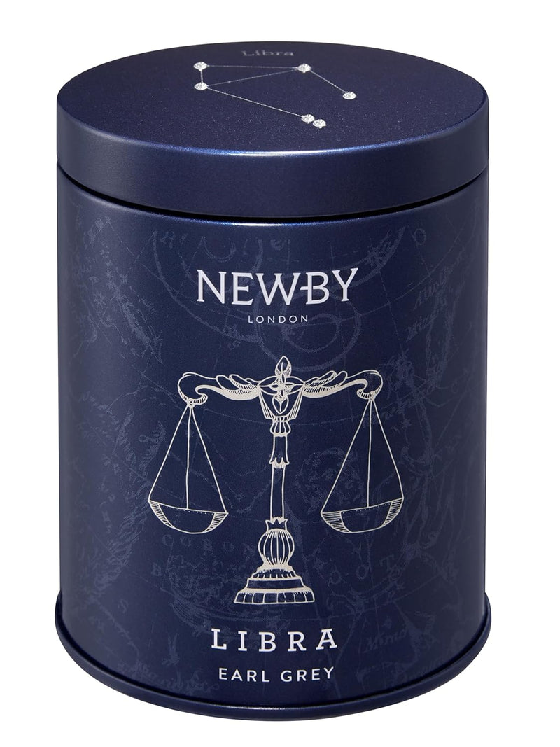 Libra Zodiac Tea – Earl Grey – 30g Loose Leaf Caddy by Newby Teas