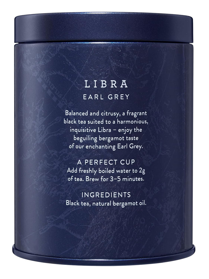 Libra Zodiac Tea – Earl Grey – 30g Loose Leaf Caddy by Newby Teas