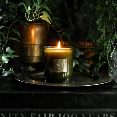 Jackson Vaughn Scented Candle | Aromatherapy Long Lasting Candles Luxury Home Fragrance Decor Gifts Hand Poured Soy Wax Notes of Fresh Lemon, Basil, Crushed Mint 55 Hour Burn 14.5oz (No. 10 Estate)