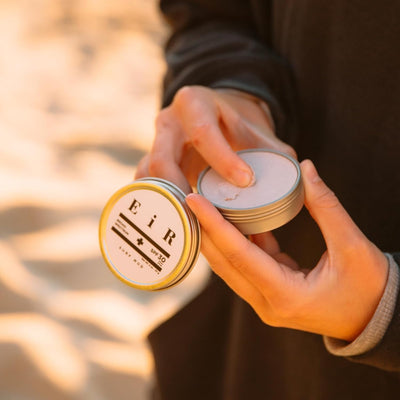 Surf Mud Sun Protection Balm SPF30 | All-Natural Mineral Sunscreen with Non-Nano Zinc Oxide, Cocoa Butter, Coconut Oil & Beeswax | Water-Resistant Cocoa-Scented Body Balm in Metal Tin 2oz