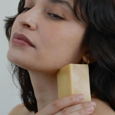 Soap Bar All-Natural Face & Body Wash Brick Exfoliating Deeply Nourishing Handcrafted Moisturizing Bar for Dry, Sensitive Skin with Indonesian Vetiver 3.5oz (Vetiver)