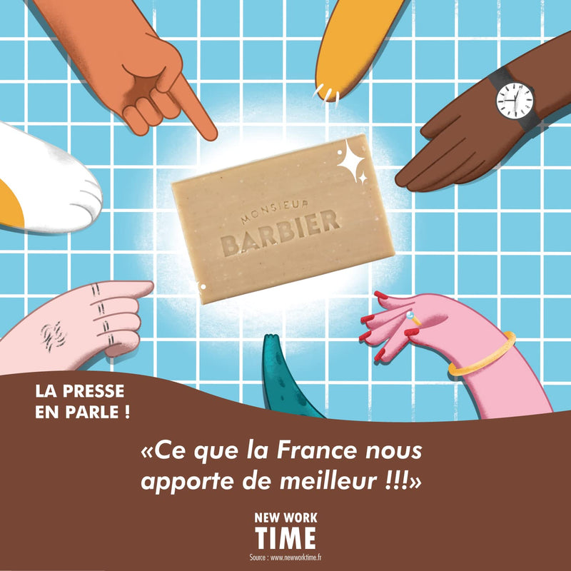 Savon Surgras Artisanal au Rhassoul pour Visage/Corps RHASSOUL KITCHEN 100 gr