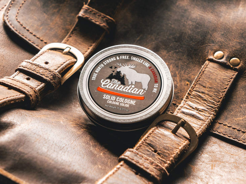 Walton Wood Farm Solid Cologne (The Canadian) Maple Bark & Wild Portage Scent Vegetarian Friendly, and Paraben-Free 2.5 oz