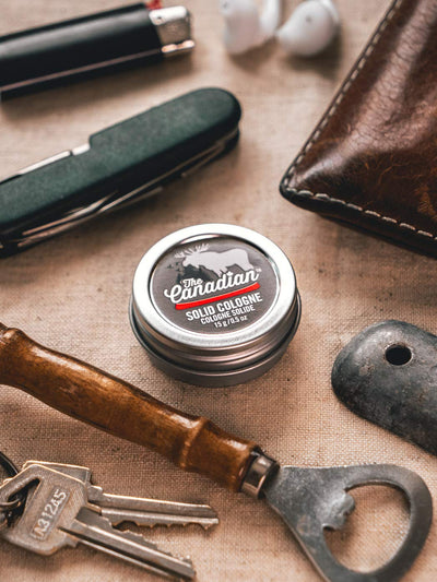 Walton Wood Farm Solid Cologne (The Canadian) Maple Bark & Wild Portage Scent Vegetarian Friendly, and Paraben-Free 2.5 oz