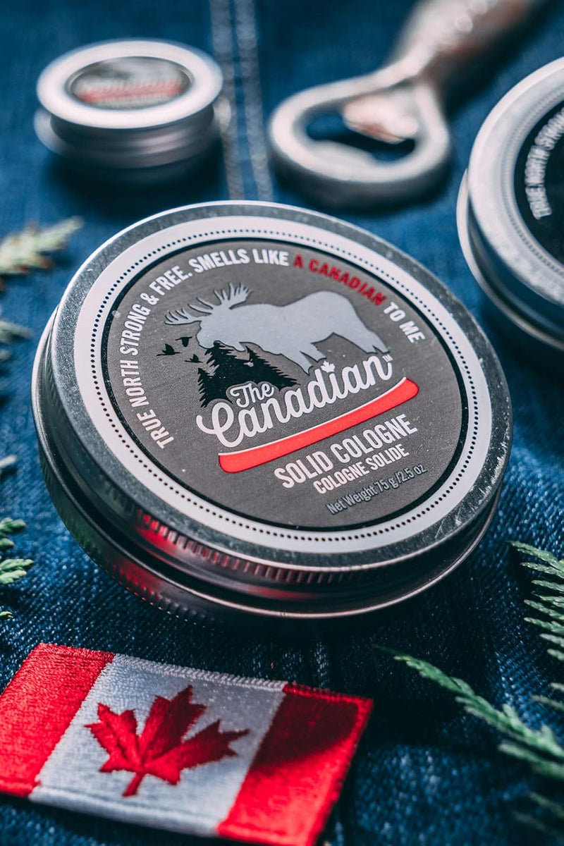 Walton Wood Farm Solid Cologne (The Canadian) Maple Bark & Wild Portage Scent Vegetarian Friendly, and Paraben-Free 2.5 oz